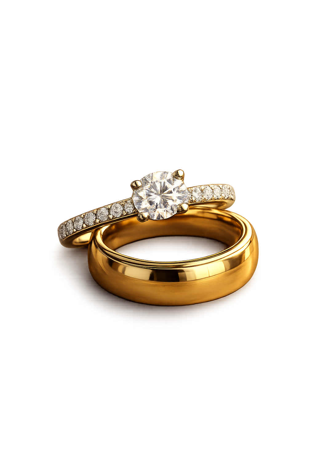 Gold wedding rings